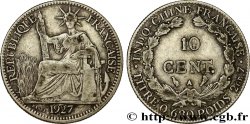 FRENCH INDOCHINA 10 Centièmes 1927 Paris