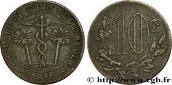 ALGERIEN 10 Centimes Chambre de Commerce d’Alger caducéee netre deux palmiers 1916