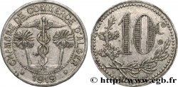 ALGERIA 10 Centimes Chambre de Commerce d’Alger caducéee netre deux palmiers 1919