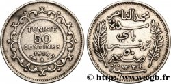 TUNEZ - Protectorado Frances 50 Centimes AH1334 1916 Paris