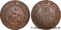 FRANZÖSISCHE COCHINCHINA 1 Centième 1879 PARIS