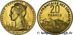 FRANZÖSISCHE SOMALILAND Essai de 20 Francs 1952 Paris
