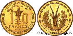 AFRIQUE OCCIDENTALE FRANÇAISE - TOGO Essai de 10 Francs 1957 Paris