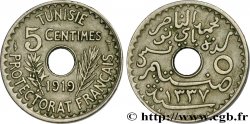 TUNISIE - PROTECTORAT FRANÇAIS 5 Centimes AH 1337 1919 Paris