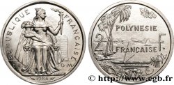 FRENCH POLYNESIA - French Oceania 2 Francs I.E.O.M 1984 Paris