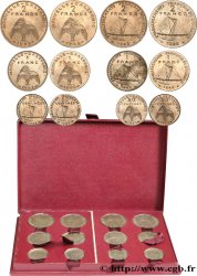 NEW CALEDONIA Boite d’essai de présentation 12 monnaies 1948 Paris MS