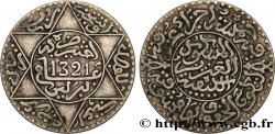 MAROKKO 2 1/2 Dirhams Abdul Aziz I an 1321 1903 Berlin