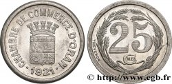 ALGERIEN 25 Centimes Chambre de Commerce d’Oran 1921