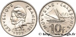 NEUKALEDONIEN 10 Francs I.E.O.M. Marianne / voilier 1977 Paris