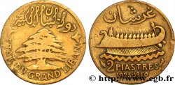 LIBANO 2 Piastres État du Grand Liban Cèdre du Liban 1925 Paris