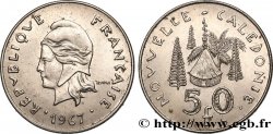 NUOVA CALEDONIA 50 Francs, frappe courante 1967 Paris