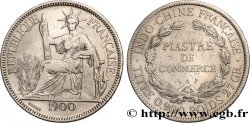 FRENCH INDOCHINA 1 Piastre de Commerce 1900 Paris