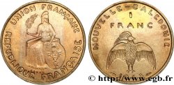 NEUKALEDONIEN Essai de 1 Franc avec listel en relief 1948 Paris