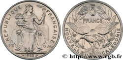 NOUVELLE CALÉDONIE 5 Francs 1983 Paris