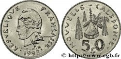NEUKALEDONIEN 50 Francs IEOM Marianne / hutte 1992 Paris