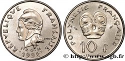 POLYNÉSIE FRANÇAISE 10 Francs I.E.O.M. 1992 Paris