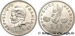 NEW HEBRIDES (VANUATU since 1980) 10 Francs 1973 Paris
