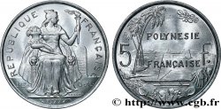FRENCH POLYNESIA 5 Francs I.E.O.M. 1977 Paris