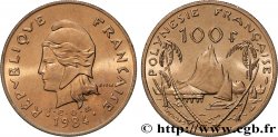 POLINESIA FRANCESE 100 Francs I.E.O.M. 1984 Paris 