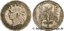 GUADELOUPE Bon pour 1 Franc indien caraïbe / canne à sucre 1903 