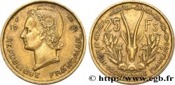 FRENCH WEST AFRICA 25 Francs 1956 Paris
