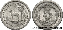 DJIBOUTI 5 Centimes Chambre de Commerce de Djibouti 1921 Paris
