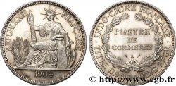 FRENCH INDOCHINA 1 Piastre de Commerce 1904 Paris