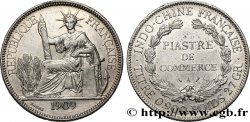 FRENCH INDOCHINA 1 Piastre de Commerce 1909 Paris
