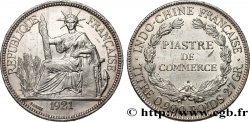 INDOCINA FRANCESE 1 Piastre de Commerce 1921 Heaton