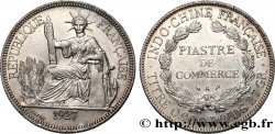 INDOCHINE FRANÇAISE 1 Piastre de Commerce 1927 Paris TTB+