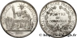 INDOCINA FRANCESE 1 Piastre de Commerce 1897 Paris
