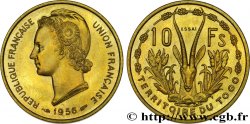 TOGO - FRENCH UNION Essai de 10 Francs 1956 Paris