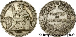 FRENCH INDOCHINA 1 Piastre de Commerce 1910 Paris