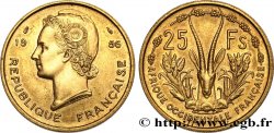 AFRICA FRANCESA DEL OESTE 25 Francs 1956 Paris