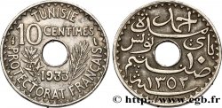 TUNESIEN - Französische Protektorate 10 Centimes AH 1352 1933 Paris