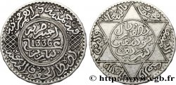 MOROCCO - FRENCH PROTECTORATE 5 Dirhams Moulay Youssef I an 1336 1917 Paris