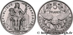 NEW CALEDONIA 5 Francs I.E.O.M. 1986 Paris