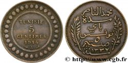 TUNESIEN - Französische Protektorate 5 Centimes AH1332 1914 Paris