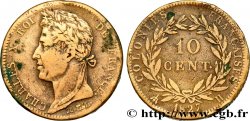 COLONIE FRANCESI - Carlo X, per Martinica e Guadalupa 10 Centimes Charles X 1827 La Rochelle - H