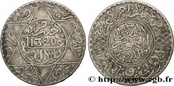 MARUECOS 5 Dirhams Abdul Aziz I an 1320 1902 Londres