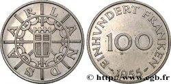 SAAR TERRITORIES 100 Franken 1955 Paris