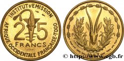 FRENCH WEST AFRICA - TOGO Essai de 25 Francs 1957 Paris