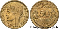 FRENCH WEST AFRICA 50 Centimes Morlon 1944 Londres