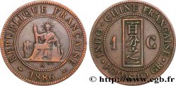 FRANZÖSISCHE-INDOCHINA 1 Centième 1886 Paris