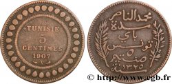 TUNISIA - Protettorato Francese 5 Centimes AH1325 1907 Paris 