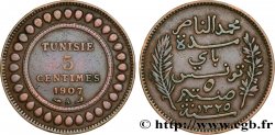 TUNEZ - Protectorado Frances 5 Centimes AH1325 1907 Paris