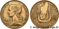 MADAGASKAR - FRANZÖSISCHE UNION 20 Francs 1953 Paris