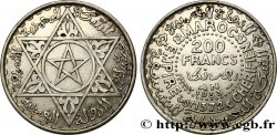 MAROC - PROTECTORAT FRANÇAIS 200 Francs AH 1372 1953 Paris