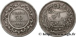 TUNEZ - Protectorado Frances 50 Centimes AH1335 1916 Paris