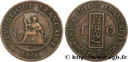 FRENCH INDOCHINA 1 Centième 1888 Paris